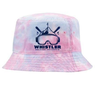 Whistler British Columbia Skiing Tie-Dyed Bucket Hat