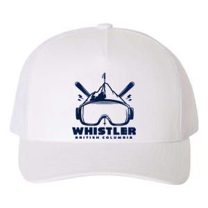 Whistler British Columbia Skiing Yupoong Adult 5-Panel Trucker Hat