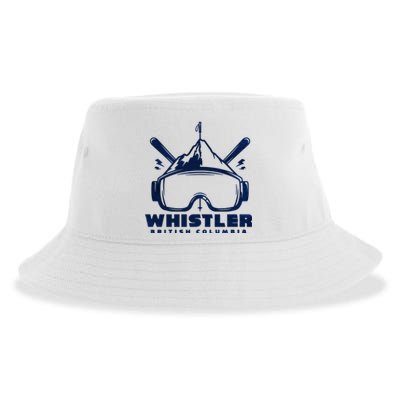 Whistler British Columbia Skiing Sustainable Bucket Hat