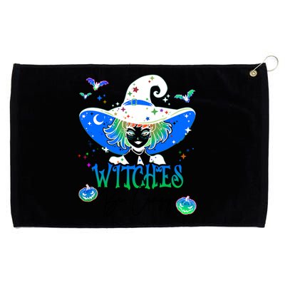 Witches Be Crazy Funny Halloween Party Pumpkin Costume Gift Grommeted Golf Towel