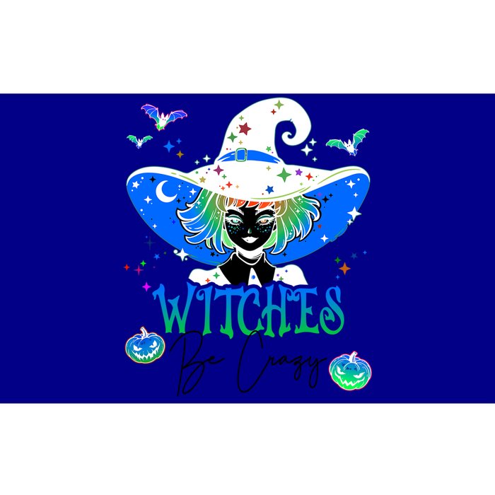 Witches Be Crazy Funny Halloween Party Pumpkin Costume Gift Bumper Sticker