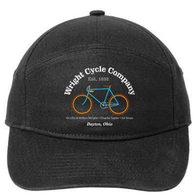 Wright Brothers Cycle Bicycle Company First Airplane 7-Panel Snapback Hat