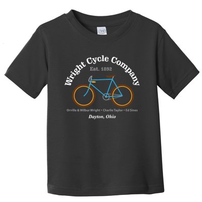 Wright Brothers Cycle Bicycle Company First Airplane Toddler T-Shirt