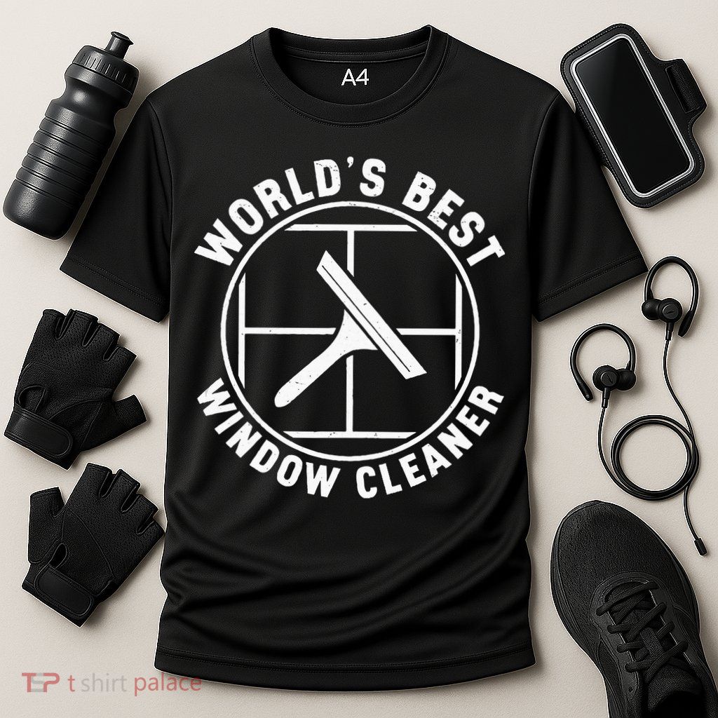 WorldS Best Cool Window Washing Professional Window Cleaner Performance Shirt
