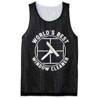 WorldS Best Cool Window Washing Professional Window Cleaner Mesh Reversible Basketball Jersey Tank