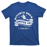 Witches Brew Coffee Salem 1692 Funny Halloween Witch Retro Gift T-Shirt