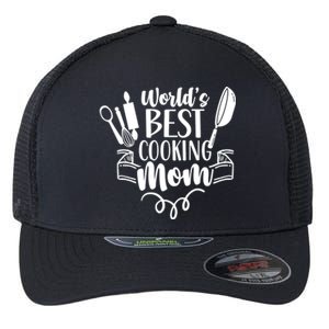 World's Best Cooking Mom Mother Cook Cooks Mommy Mama Gift Flexfit Unipanel Trucker Cap