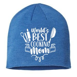 World's Best Cooking Mom Mother Cook Cooks Mommy Mama Gift Sustainable Beanie