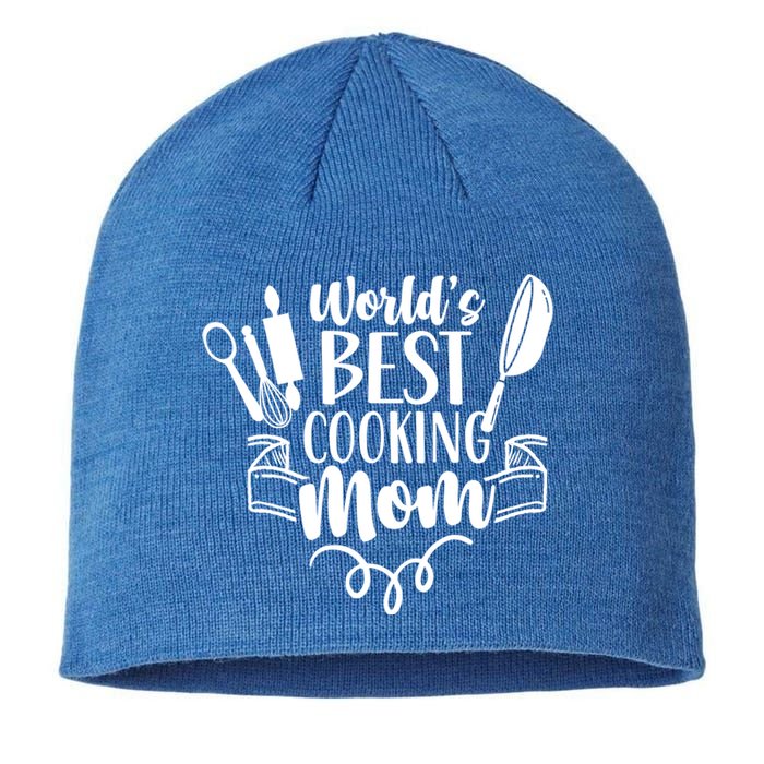 World's Best Cooking Mom Mother Cook Cooks Mommy Mama Gift Sustainable Beanie