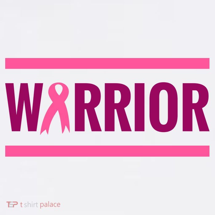Warrior Breast Cancer Ribbon Tall T-Shirt