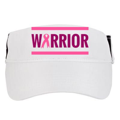 Warrior Breast Cancer Ribbon Adult Drive Performance Visor