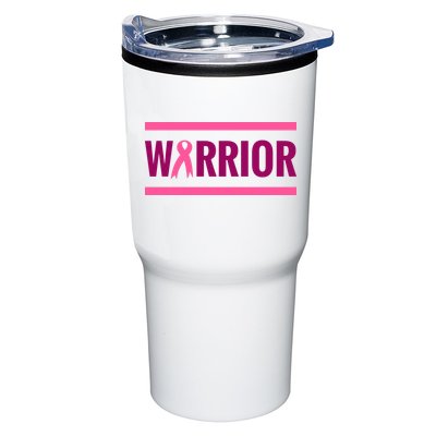 Warrior Breast Cancer Ribbon Tumbler