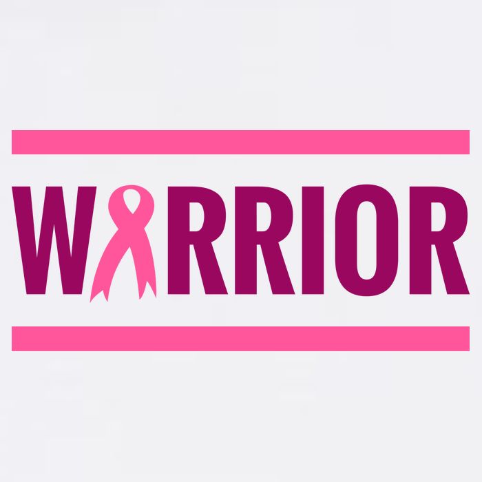 Warrior Breast Cancer Ribbon Womens Tank Top