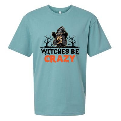 Witches Be Crazy Gift Sueded Cloud Jersey T-Shirt