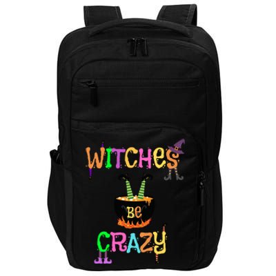 Witches Be Crazy Halloween Costume Funny Graphic Retro Cute Gift Impact Tech Backpack