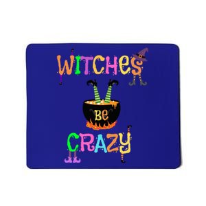 Witches Be Crazy Halloween Costume Funny Graphic Retro Cute Gift Mousepad