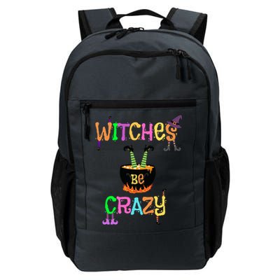 Witches Be Crazy Halloween Costume Funny Graphic Retro Cute Gift Daily Commute Backpack