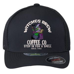 Witches Brew Coffee Co Cute Halloween Coffee Lovers Ideas Great Gift Flexfit Unipanel Trucker Cap