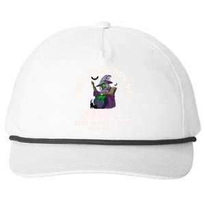 Witches Brew Coffee Co Cute Halloween Coffee Lovers Ideas Great Gift Snapback Five-Panel Rope Hat