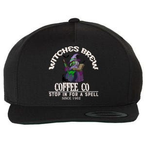 Witches Brew Coffee Co Cute Halloween Coffee Lovers Ideas Great Gift Wool Snapback Cap