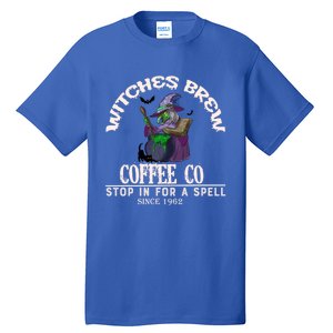 Witches Brew Coffee Co Cute Halloween Coffee Lovers Ideas Great Gift Tall T-Shirt