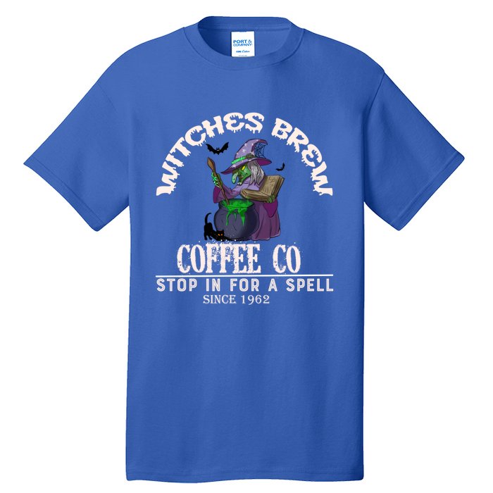 Witches Brew Coffee Co Cute Halloween Coffee Lovers Ideas Great Gift Tall T-Shirt