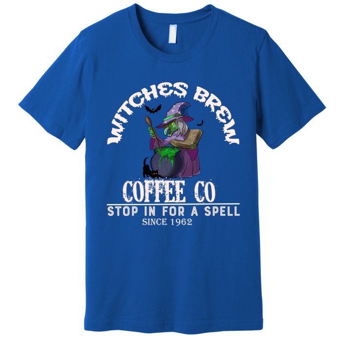 Witches Brew Coffee Co Cute Halloween Coffee Lovers Ideas Great Gift Premium T-Shirt