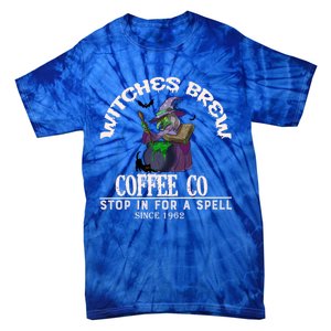 Witches Brew Coffee Co Cute Halloween Coffee Lovers Ideas Great Gift Tie-Dye T-Shirt