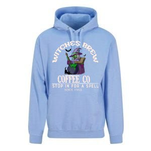 Witches Brew Coffee Co Cute Halloween Coffee Lovers Ideas Great Gift Unisex Surf Hoodie