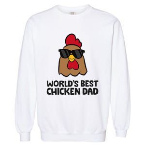 WorldS Best Chicken Dad Garment-Dyed Sweatshirt