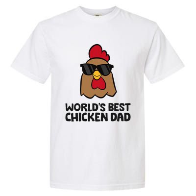 WorldS Best Chicken Dad Garment-Dyed Heavyweight T-Shirt