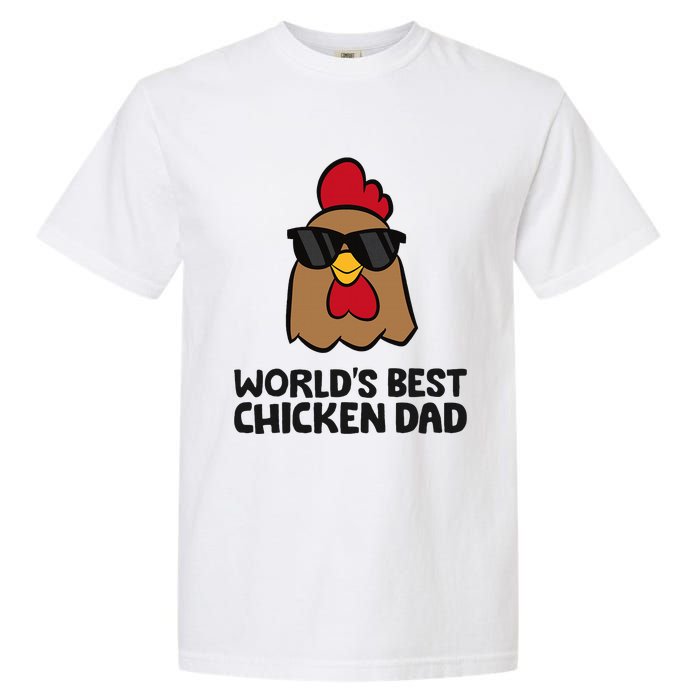 WorldS Best Chicken Dad Garment-Dyed Heavyweight T-Shirt