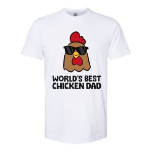 WorldS Best Chicken Dad Softstyle CVC T-Shirt