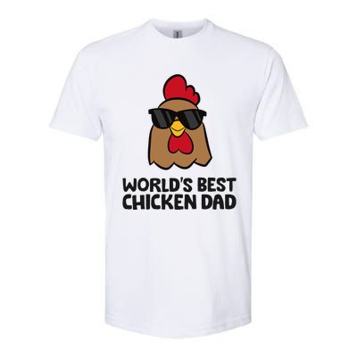 WorldS Best Chicken Dad Softstyle CVC T-Shirt