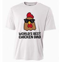 WorldS Best Chicken Dad Cooling Performance Crew T-Shirt