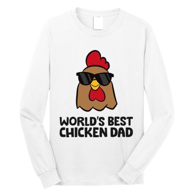 WorldS Best Chicken Dad Long Sleeve Shirt