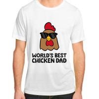 WorldS Best Chicken Dad Adult ChromaSoft Performance T-Shirt