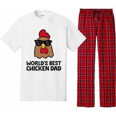 WorldS Best Chicken Dad Pajama Set