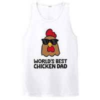 WorldS Best Chicken Dad PosiCharge Competitor Tank