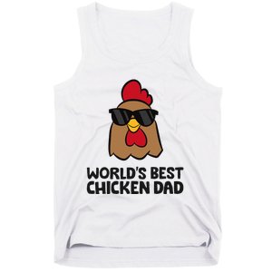 WorldS Best Chicken Dad Tank Top