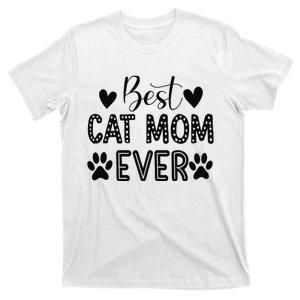 Wo Best Cat Mom Ever T-Shirt