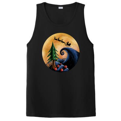 Work Before Christmas Santa's Art Wave PosiCharge Competitor Tank