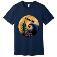 Work Before Christmas Santa's Art Wave Premium T-Shirt