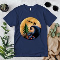 Work Before Christmas Santa's Art Wave Premium T-Shirt