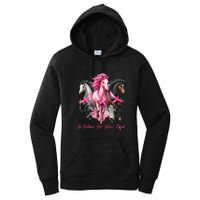 Women Breast Cancer Awareness In October We Wear Pin.K Horse Gift Women's Pullover Hoodie