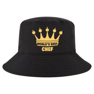 Worlds Best Chef Saying Funny Chef Gift Cool Comfort Performance Bucket Hat