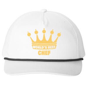 Worlds Best Chef Saying Funny Chef Gift Snapback Five-Panel Rope Hat