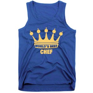 Worlds Best Chef Saying Funny Chef Gift Tank Top