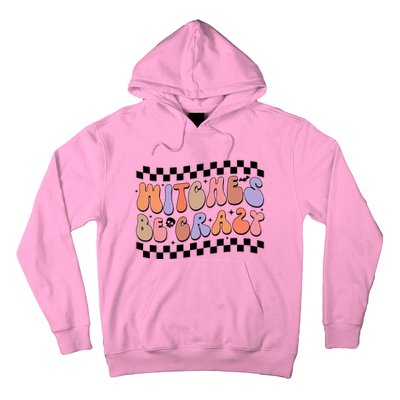 Witches Be Crazy And Witch Spooky Halloween Season Checkered Gift Hoodie