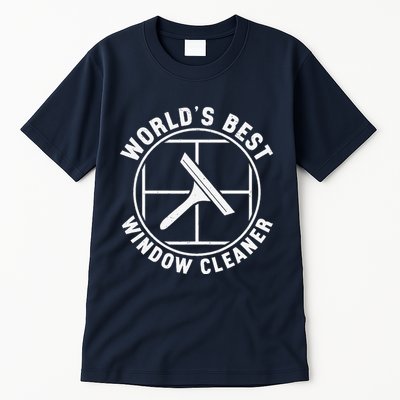WorldS Best Cool Window Washing Professional Window Cleaner Tall T-Shirt